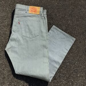 Levi's 501XX Shrink To Fit Denim Gray Straight Leg Jeans Men's Size 42 x 32